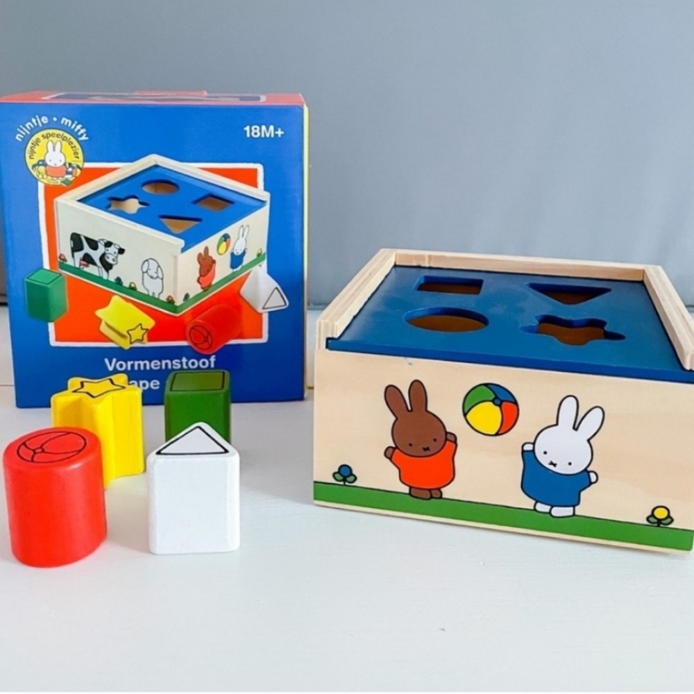Miffy Shape Sorter baby learning toy in original box Germany